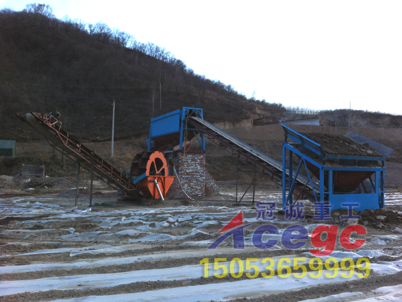 泰安洗砂機工作現(xiàn)場 泰安洗砂機工作現(xiàn)場