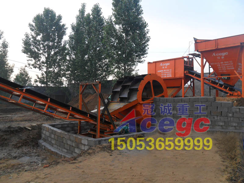 輪斗式洗砂機(jī) 輪斗式洗砂機(jī)