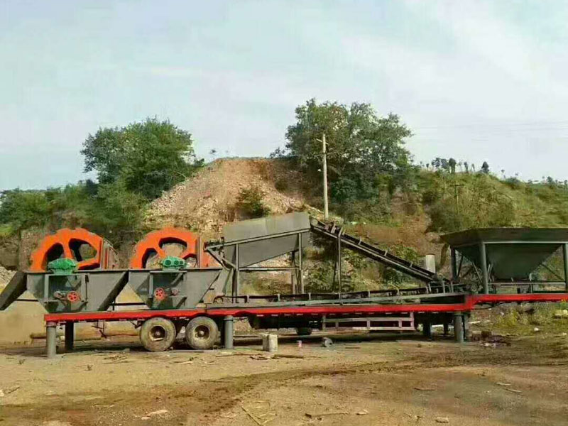 車載組合式移動(dòng)洗沙機(jī) 車載組合式移動(dòng)洗沙機(jī)