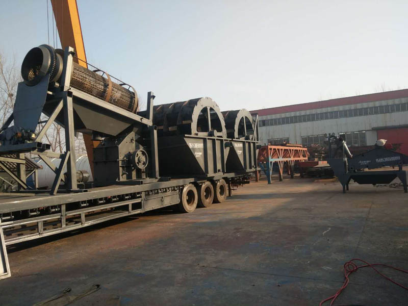 移動式破碎制砂洗沙一體設備 移動式破碎制砂洗沙一體設備