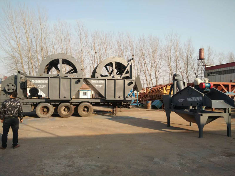 移動式破碎制砂洗沙一體設備 移動式破碎制砂洗沙一體設備