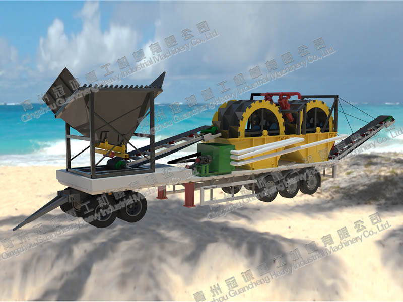移動洗石粉設備 移動洗石粉設備