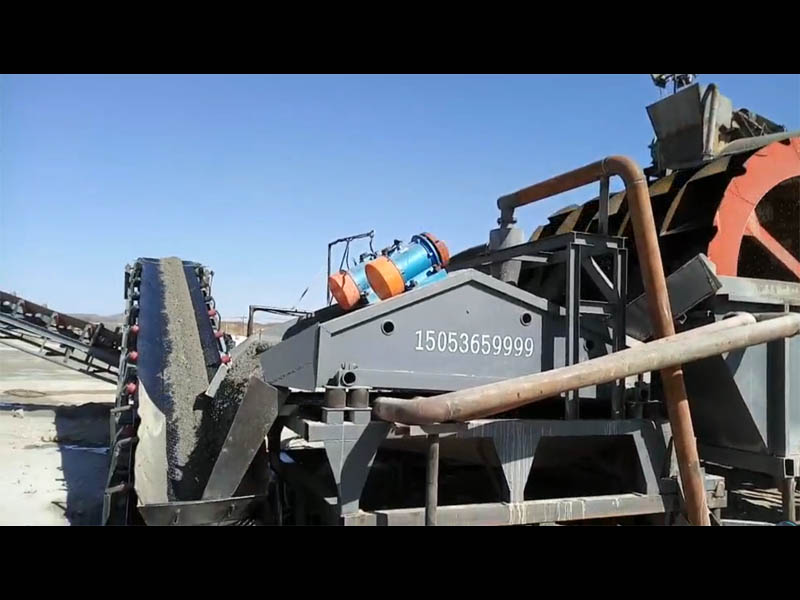 脫水篩應(yīng)用于固定式石粉洗沙機(jī) 脫水篩應(yīng)用于固定式石粉洗沙機(jī)