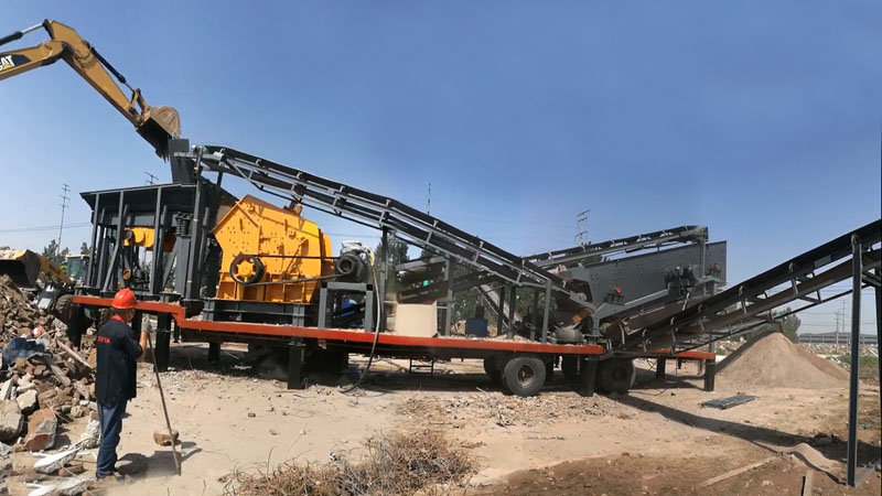 移動式分離破碎站 移動式分離破碎站