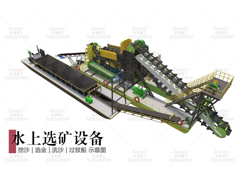 挖沙選金洗沙過(guò)駁船 挖沙選金洗沙過(guò)駁船